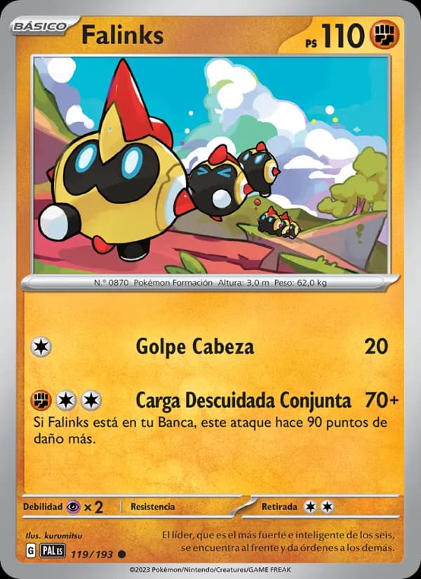 Falinks card in Spanish