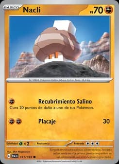 Nacli card in Spanish