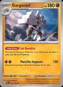 Garganacl card in Spanish