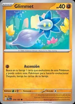 Glimmet card in Spanish