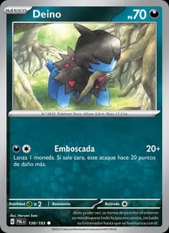 Deino card in Spanish