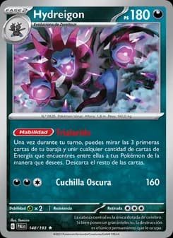 Hydreigon card in Spanish