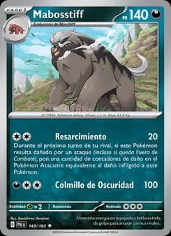Mabosstiff card in Spanish