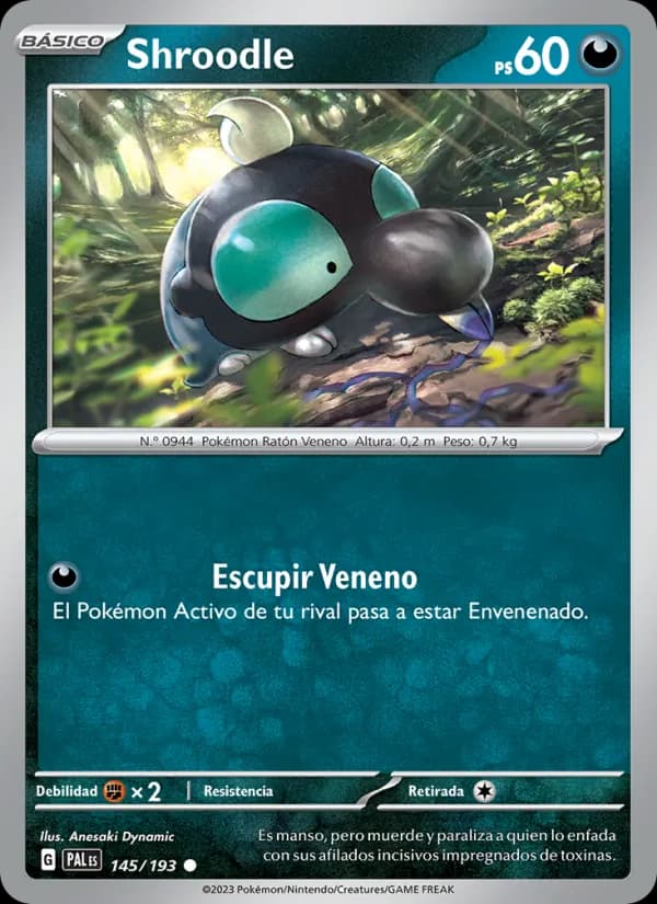 Shroodle card in Spanish