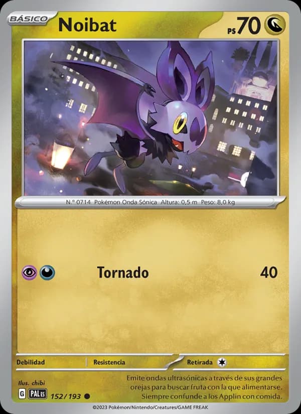Noibat card in Spanish