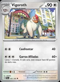 Vigoroth card in Spanish