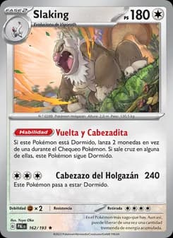 Slaking card in Spanish