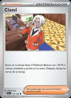 Clavel card in Spanish