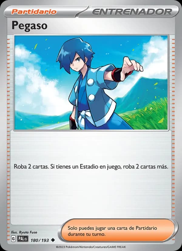 Pegaso card in Spanish