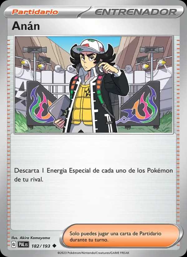 Anán card in Spanish