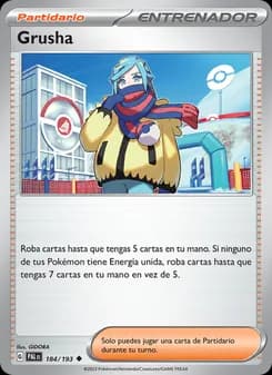 Grusha card in Spanish
