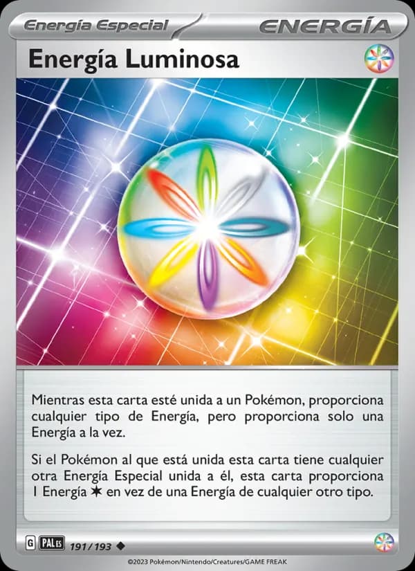 Energía Luminosa card in Spanish
