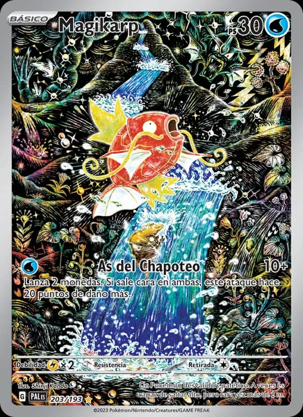 Magikarp card in Spanish
