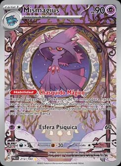 Mismagius card in Spanish
