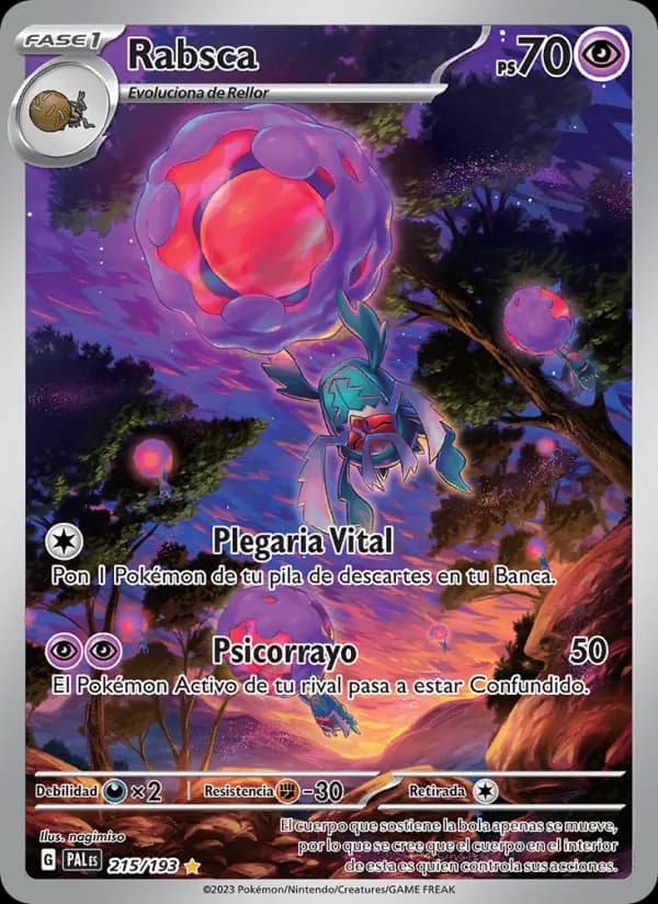 Rabsca card in Spanish