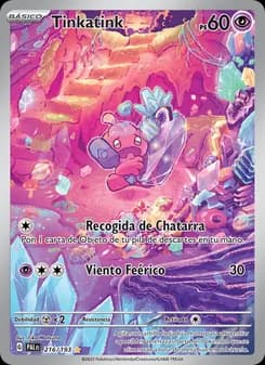 Tinkatink card in Spanish