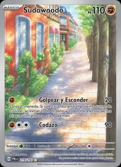 Sudowoodo card in Spanish