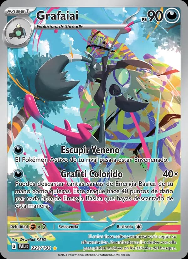 Grafaiai card in Spanish