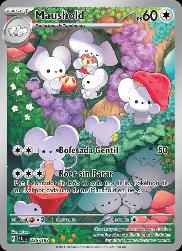 Maushold card in Spanish