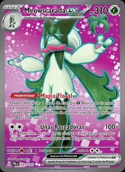Meowscarada ex card in Spanish
