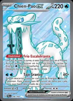 Chien-Pao ex card in Spanish