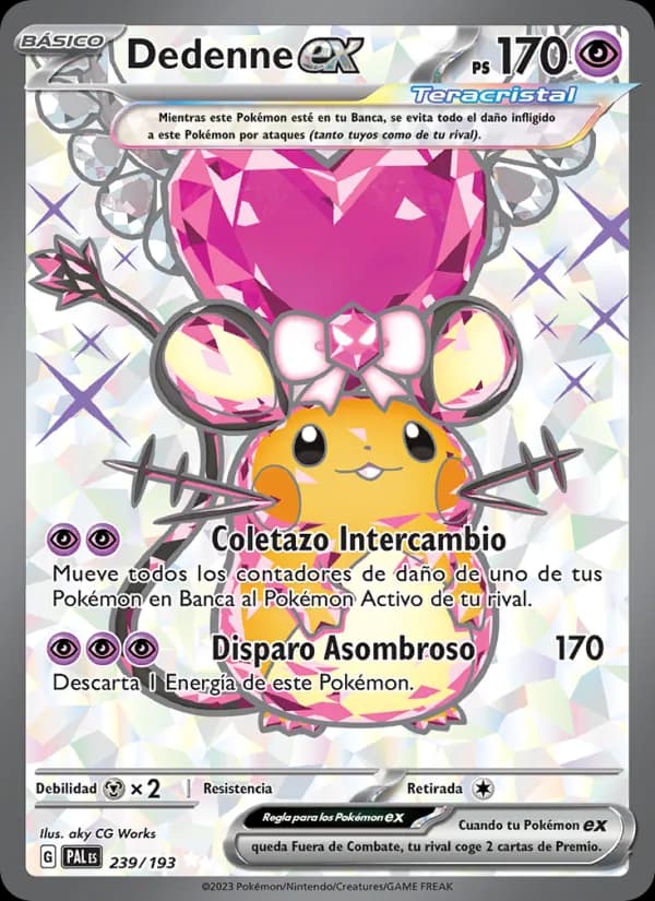 Dedenne ex card in Spanish