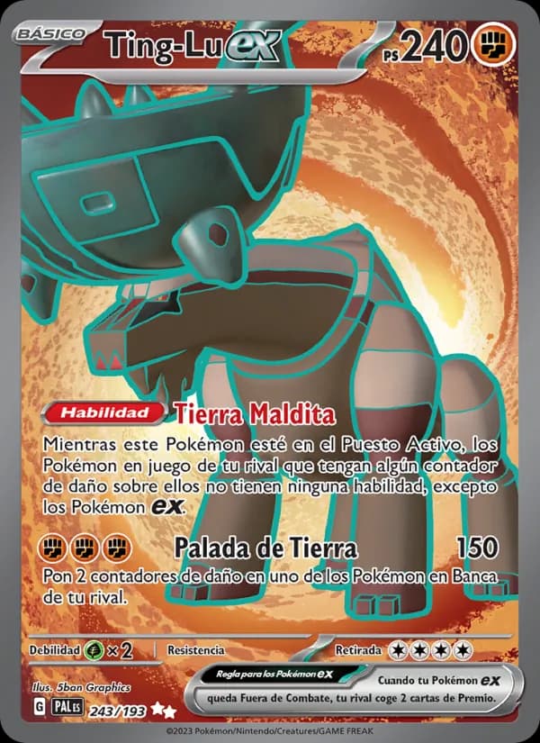 Ting-Lu ex card in Spanish
