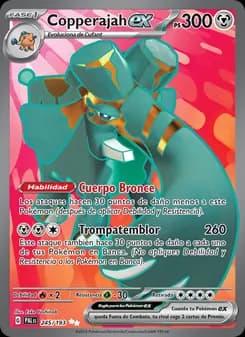 Copperajah ex card in Spanish