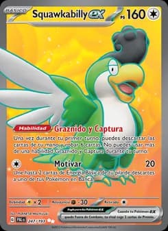Squawkabilly ex card in Spanish