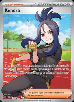 Kendra card in Spanish