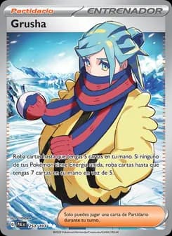 Grusha card in Spanish