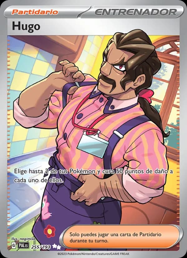 Hugo card in Spanish