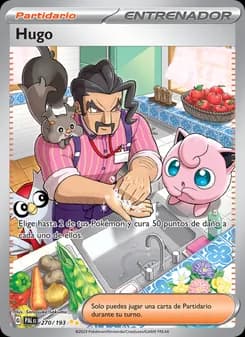 Hugo card in Spanish