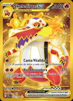 Skeledirge ex card in Spanish