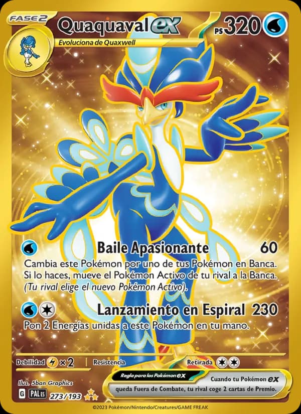 Quaquaval ex card in Spanish