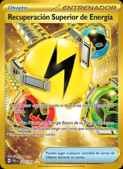 Recuperación Superior de Energía card in Spanish