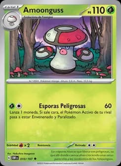 Amoonguss card in Spanish