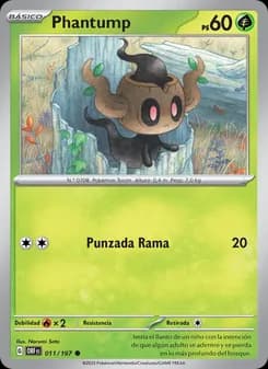 Phantump card in Spanish
