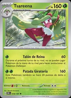 Tsareena card in Spanish