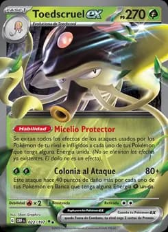 Toedscruel ex card in Spanish
