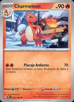Charmeleon card in Spanish