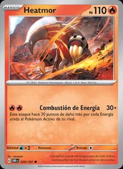 Heatmor card in Spanish