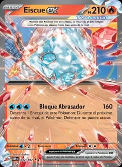 Eiscue ex card in Spanish
