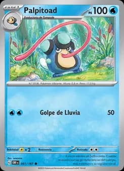 Palpitoad card in Spanish