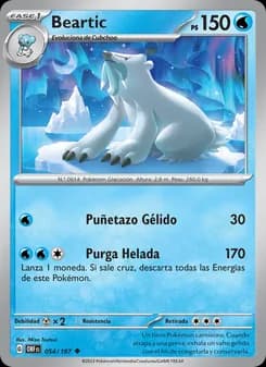 Beartic card in Spanish