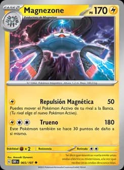 Magnezone card in Spanish
