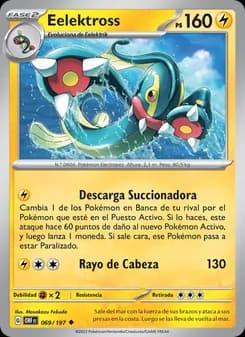 Eelektross card in Spanish