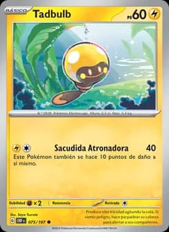 Tadbulb card in Spanish