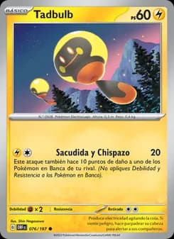 Tadbulb card in Spanish