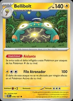 Bellibolt card in Spanish